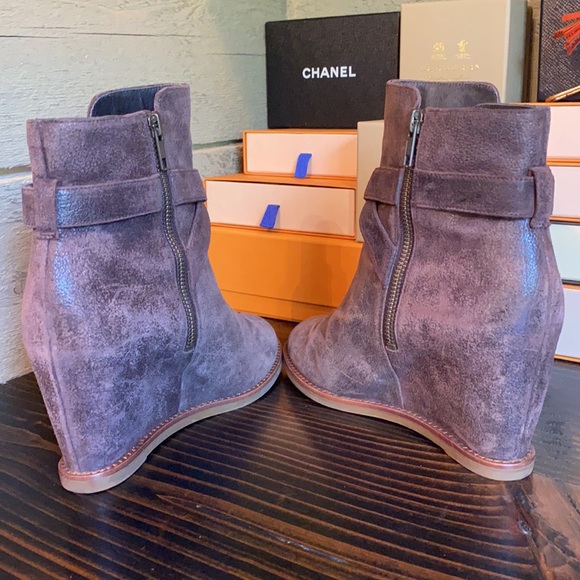 Johnston & Murphy wedge leather booties - Picture 13 of 17